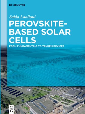 cover image of Perovskite-Based Solar Cells